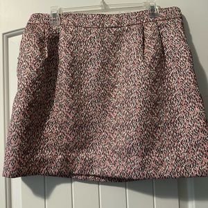 Pink and Black J. Crew Mini Skirt
